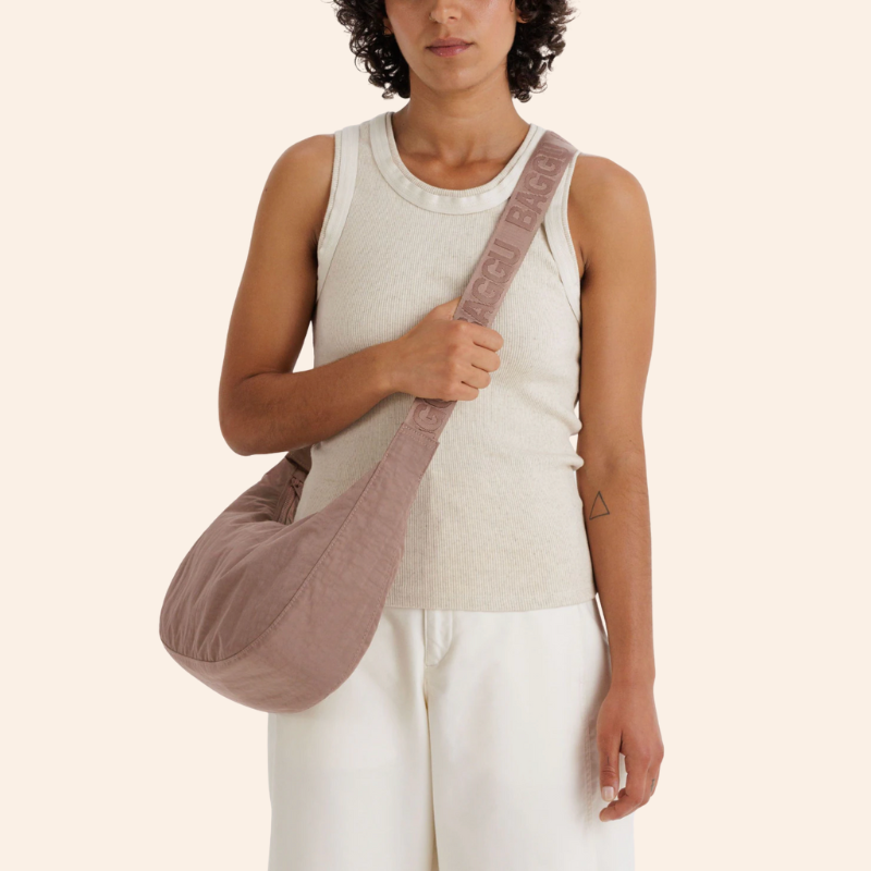 Baggu Crescent Bag - Toasted Almond