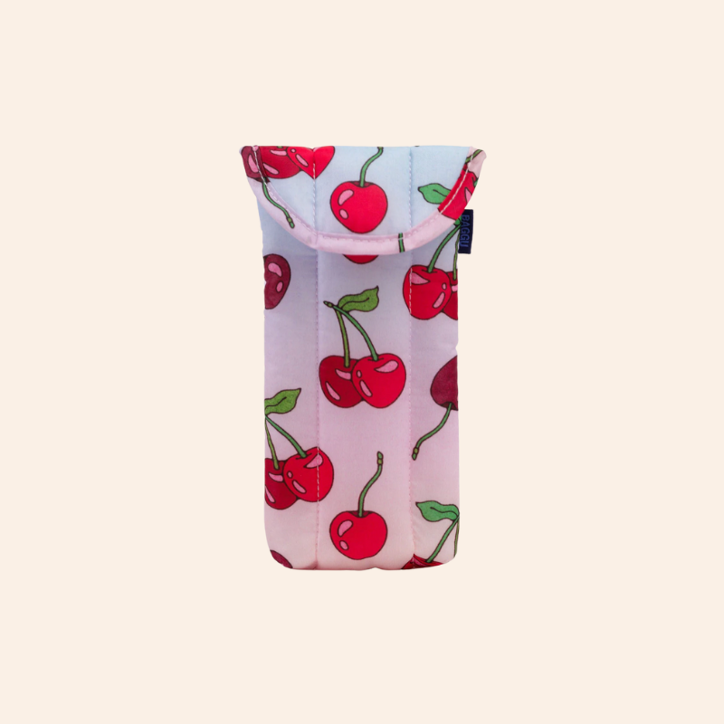 Baggu Puffy Glasses Sleeve - Cherries
