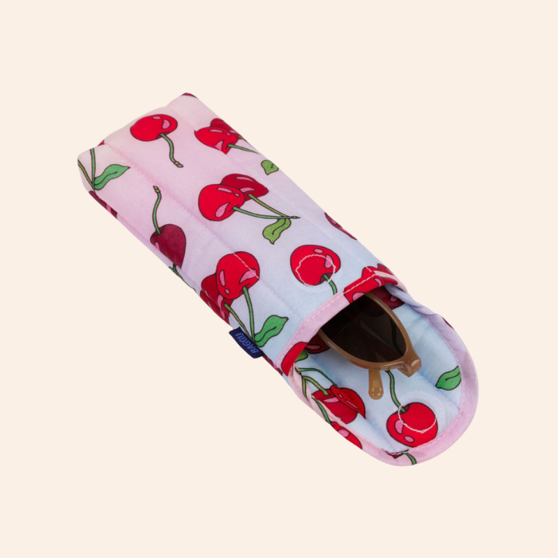 Baggu Puffy Glasses Sleeve - Cherries