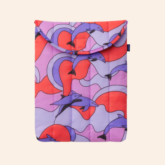 Baggu Laptop Sleeve - Dolphins