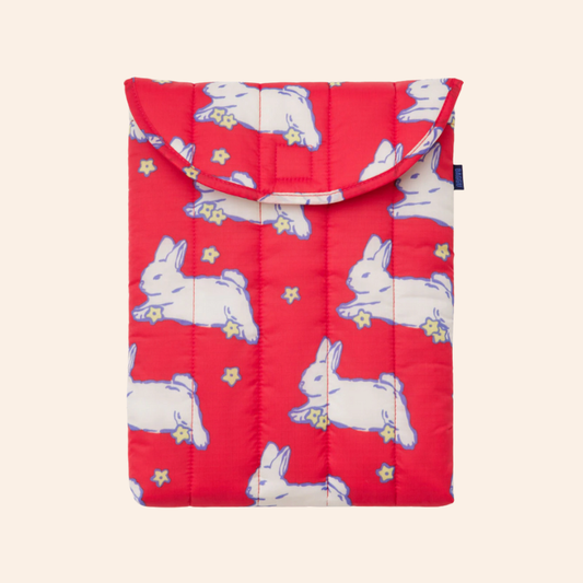 Baggu Laptop Sleeve - Bunnies