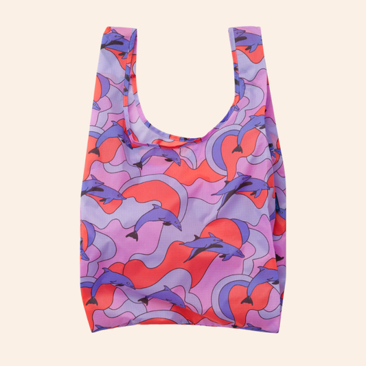 Baggu Reusable Bag - Dolphins