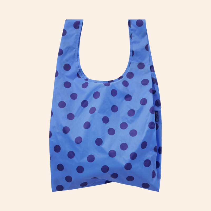 Baggu Reusable Bag - Blue Polka Dot