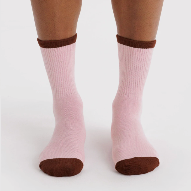 Baggu Ribbed Socks - Blush Mix