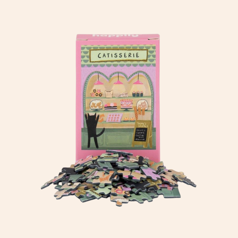Mini Jigsaw Puzzle - Catisserie
