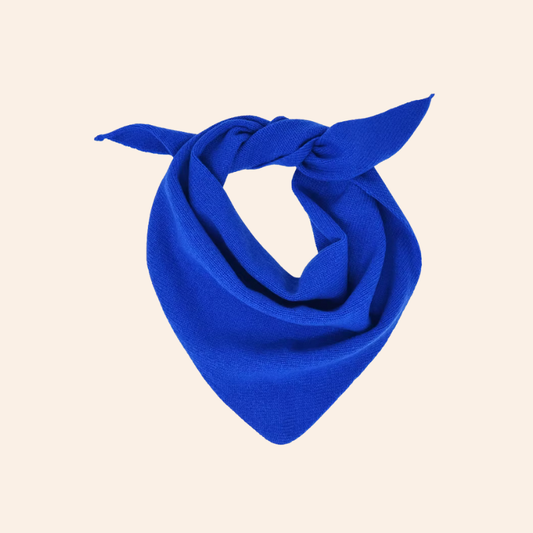 Triangle Neck Scarf - Cobalt
