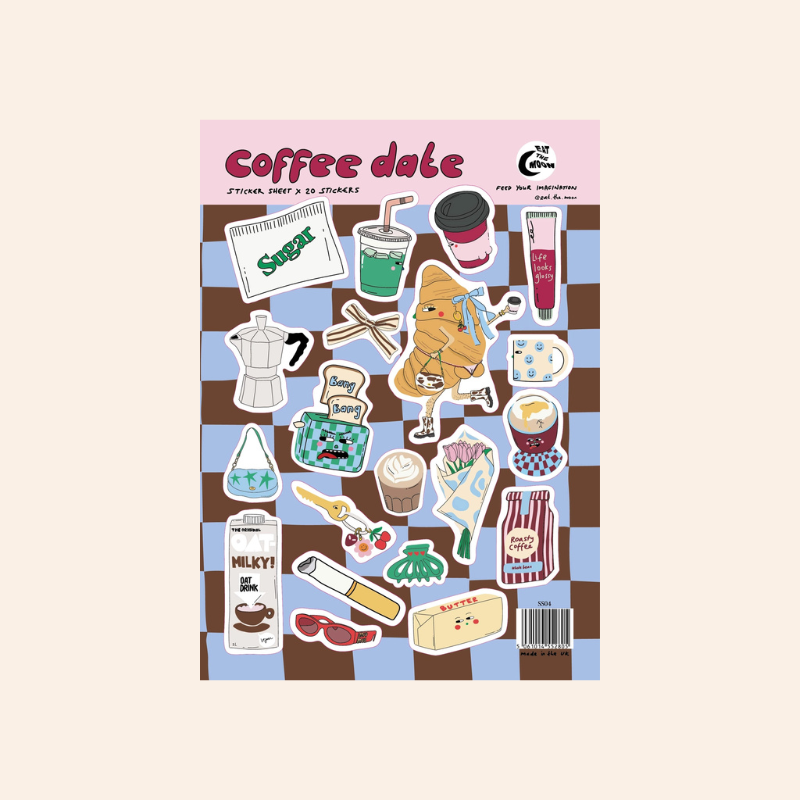 Sticker Sheet - Coffee Date
