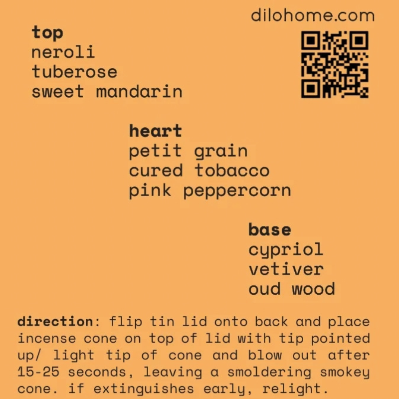 Dilo Incense Cones - 5 Scents