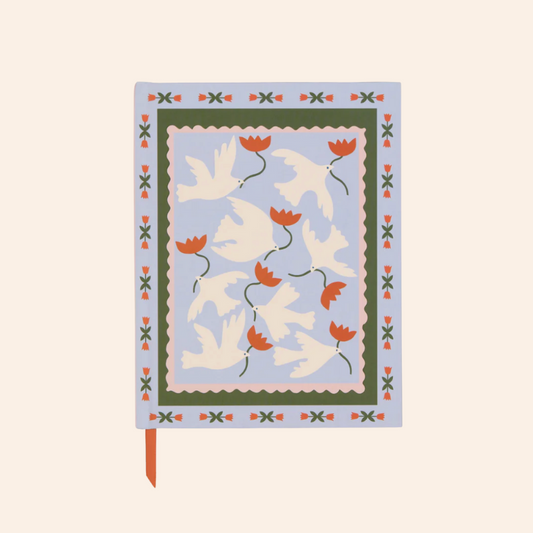 DesignWorks Ink Notebook - Floral Dove