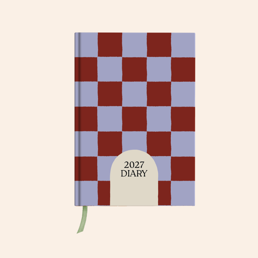 2027 Diary - Blueberry Check