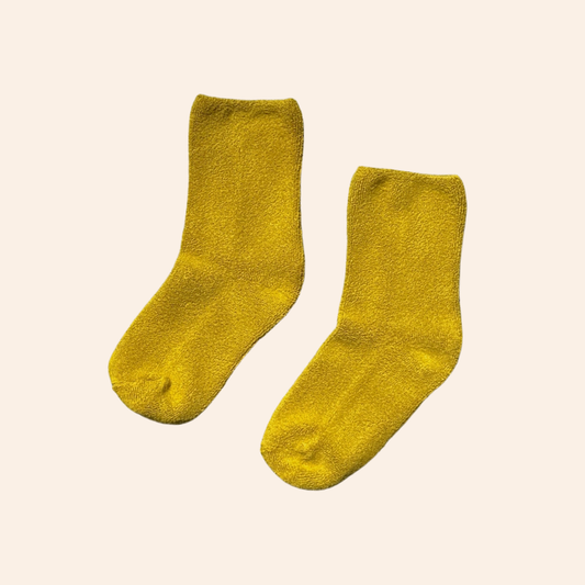 Cloud Socks - Green Olive