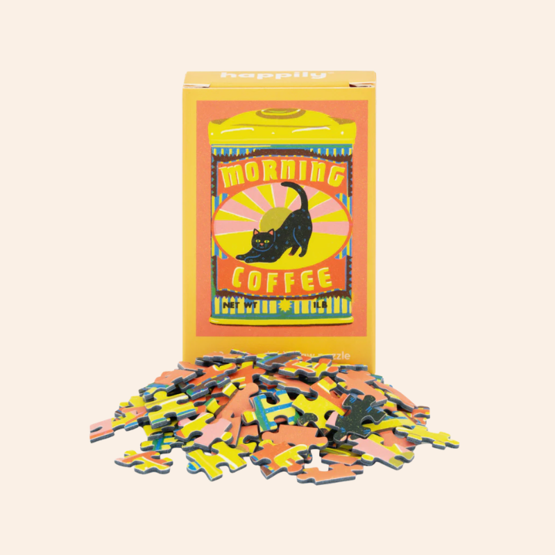 Mini Jigsaw Puzzle - Morning Coffee