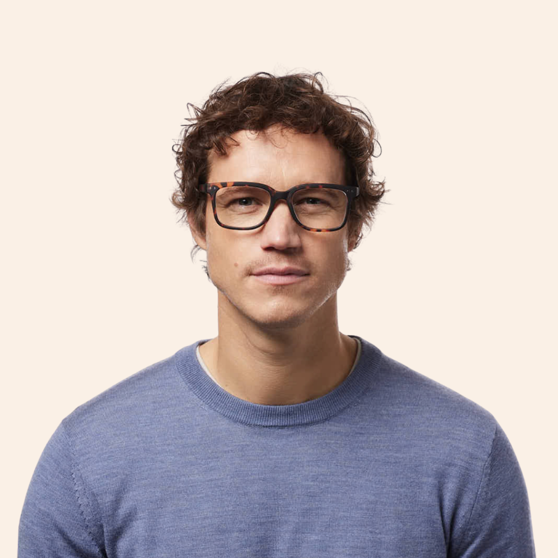 L Reading Glasses - Tortoise