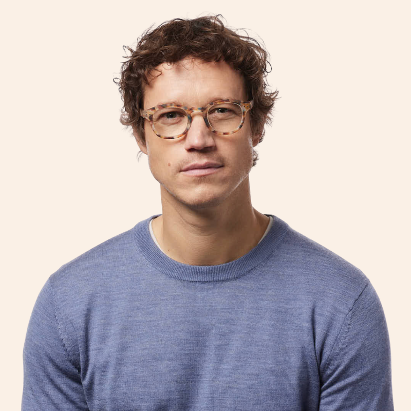 C Reading Glasses - Blue Tortoise