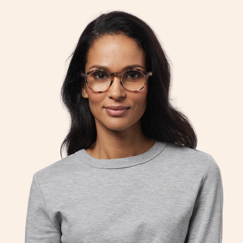D Reading Glasses - Light Tortoise