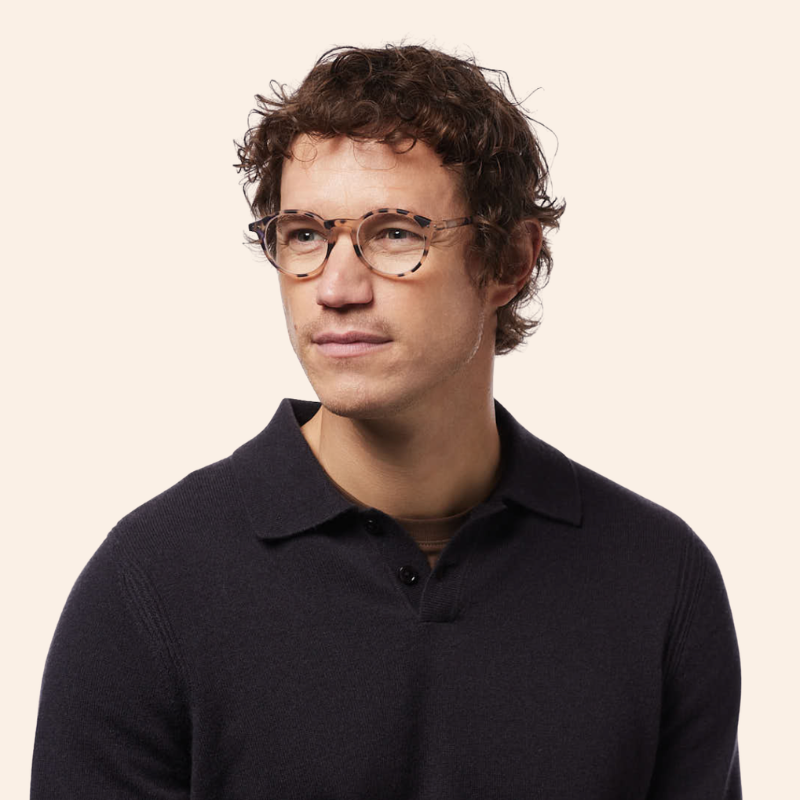D Reading Glasses - Light Tortoise