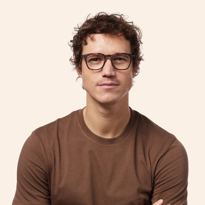 E Reading Glasses - Tortoise