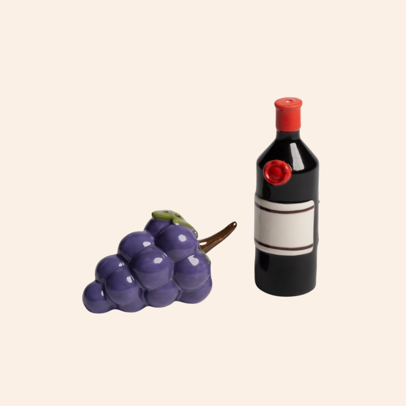 Salt and Pepper Shakers - Wine