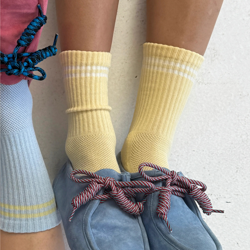 Boyfriend Socks - Lemonade