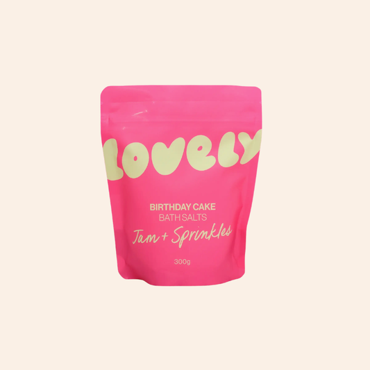 Lovely Skincare Bath Salts - Birthday Cake