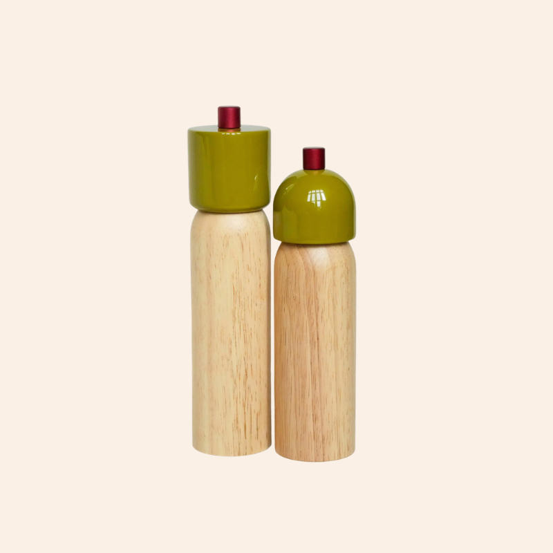 Salt & Pepper Grinder - Olive Green