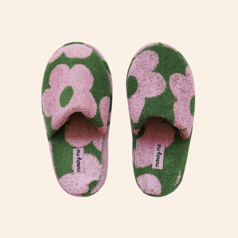 Terry Slippers - Forrest Flowerbed
