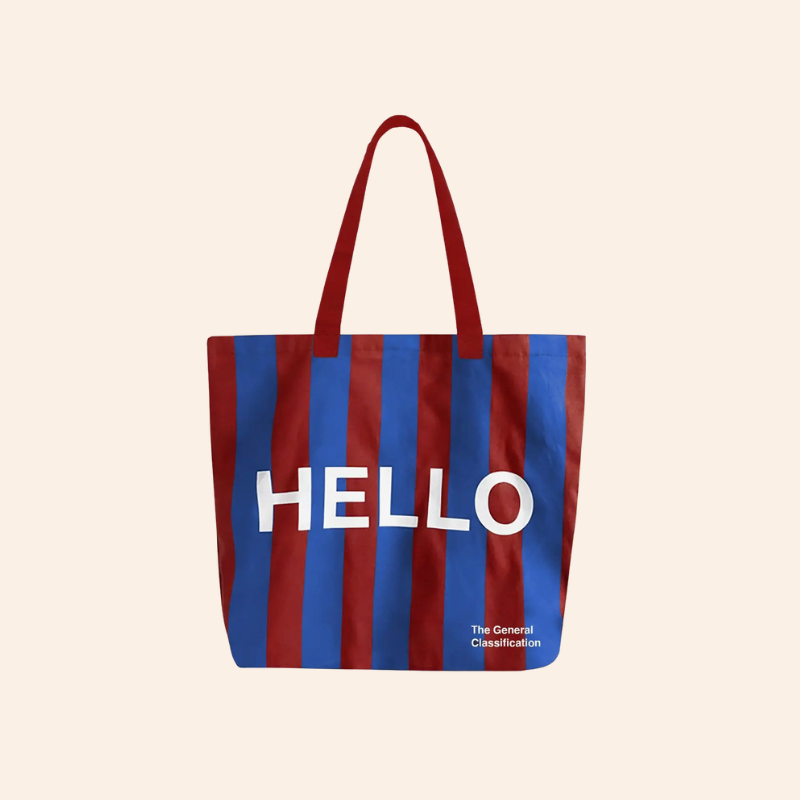 Oversized Tote Bag - Hello Goodbye