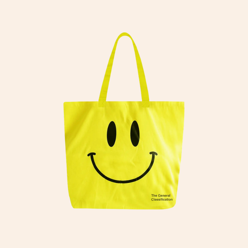 Oversized Tote Bag - Smiley