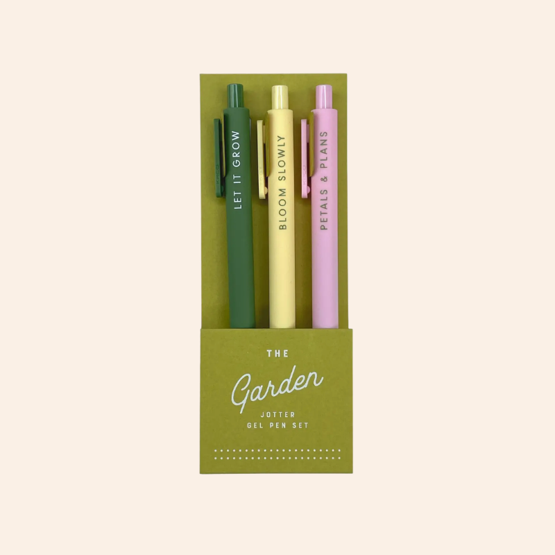 Gel Pen Set - Garden