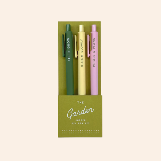 Gel Pen Set - Garden