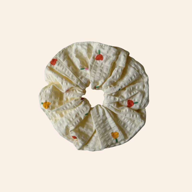 Seersucker Scrunchies