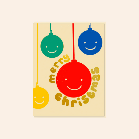 Happy Baubles Card