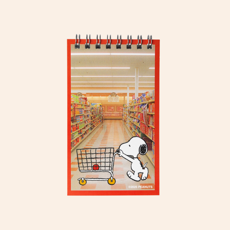 Snoopy Notebook - Supermarket – Snoop Shrewsbury