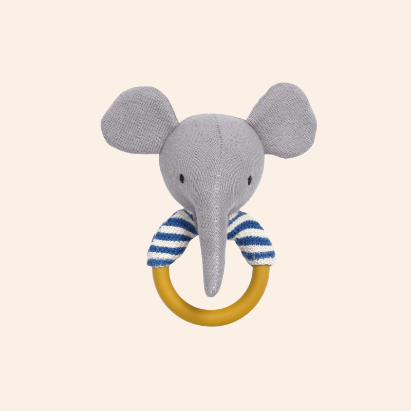 Teething Rattle - Elephant