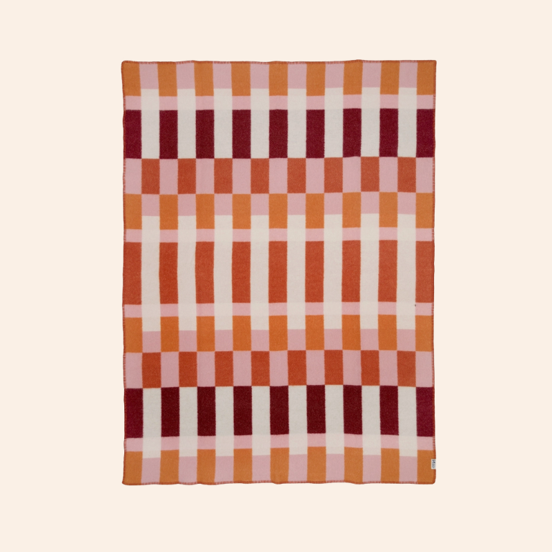 Wool Blanket - Studie Orange