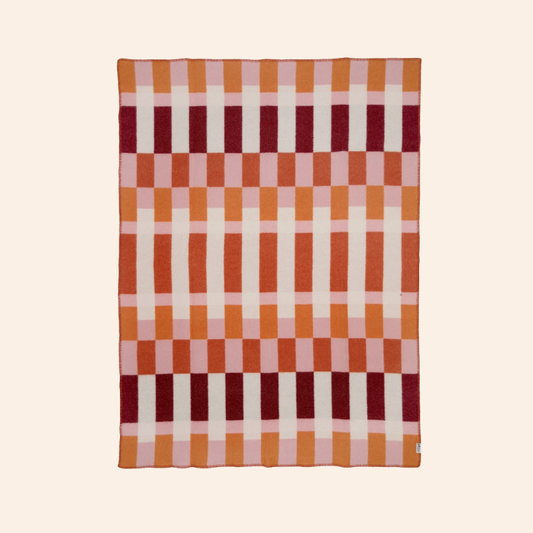 Wool Blanket - Studie Orange