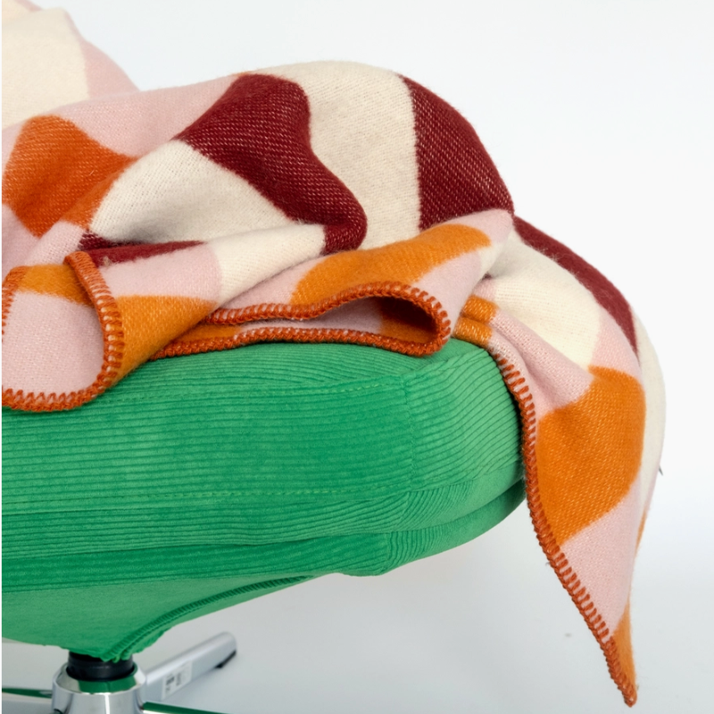 Wool Blanket - Studie Orange