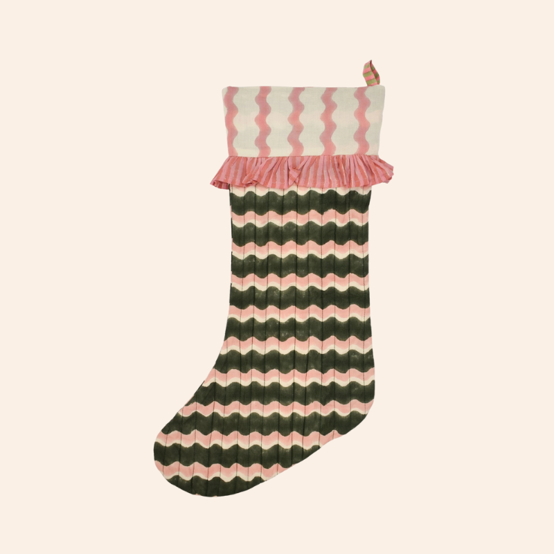 Christmas Stocking - Forrest Green