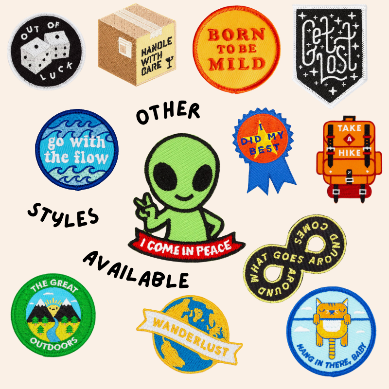These Are Things Iron-On Patches