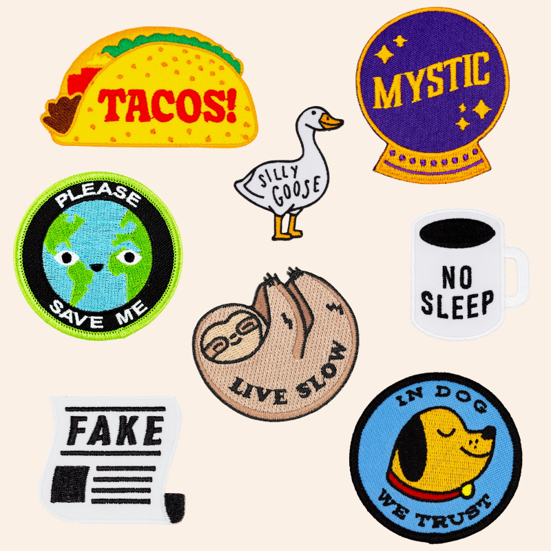 These Are Things Iron-On Patches