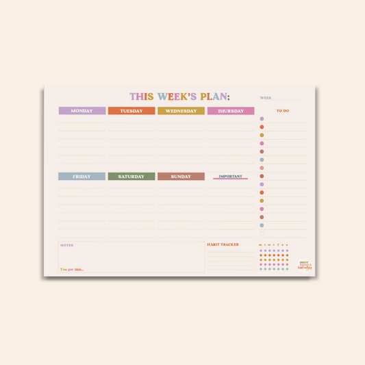 Good Tuesday Planner - Weekly