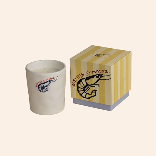 Ceramic Candle - British Summer Shrimp